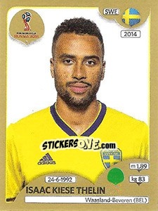 Sticker Isaac Kiese Thelin - FIFA World Cup Russia 2018. Gold edition - Panini