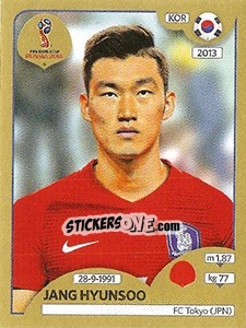 Figurina Jang Hyunsoo - FIFA World Cup Russia 2018. Gold edition - Panini