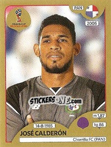 Sticker José Calderón - FIFA World Cup Russia 2018. Gold edition n. 535 - Panini