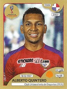 Sticker Alberto Quintero - FIFA World Cup Russia 2018. Gold edition n. 546 - Panini