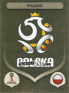 Sticker Emblem - FIFA World Cup Russia 2018. Gold edition n. 592 - Panini