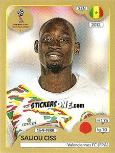 Cromo Saliou Ciss - FIFA World Cup Russia 2018. Gold edition - Panini