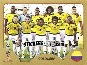 Sticker Team Photo - FIFA World Cup Russia 2018. Gold edition - Panini