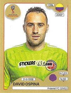 Cromo David Ospina