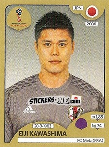 Cromo Eiji Kawashima - FIFA World Cup Russia 2018. Gold edition - Panini