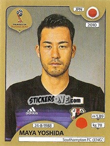 Figurina Maya Yoshida - FIFA World Cup Russia 2018. Gold edition - Panini