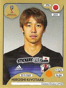 Sticker Hiroshi Kiyotake - FIFA World Cup Russia 2018. Gold edition - Panini