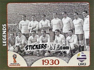 Sticker Uruguay - FIFA World Cup Russia 2018. Gold edition - Panini