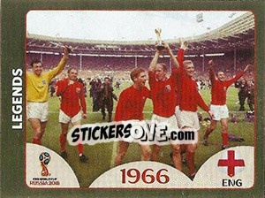 Sticker England - FIFA World Cup Russia 2018. Gold edition - Panini