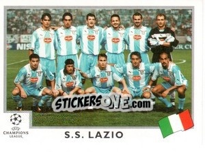 Cromo S.S. Lazio team - UEFA Champions League 1999-2000 - Panini