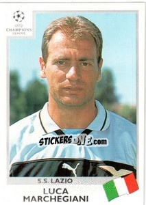 Sticker Luca Marchegiani - UEFA Champions League 1999-2000 n. 2 - Panini