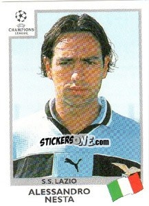 Sticker Alessandro Nesta - UEFA Champions League 1999-2000 n. 4 - Panini