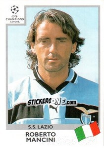Sticker Roberto Mancini - UEFA Champions League 1999-2000 n. 15 - Panini