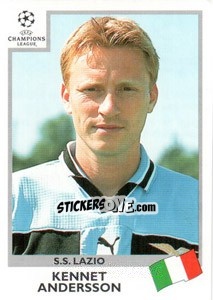 Sticker Kennet Andersson - UEFA Champions League 1999-2000 n. 17 - Panini