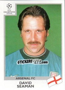 Sticker David Seaman - UEFA Champions League 1999-2000 n. 19 - Panini