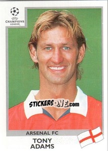 Sticker Tony Adams - UEFA Champions League 1999-2000 n. 20 - Panini