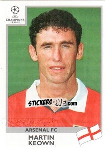 Sticker Martin Keown - UEFA Champions League 1999-2000 n. 22 - Panini