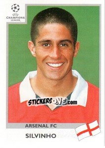 Sticker Sylvinho - UEFA Champions League 1999-2000 n. 24 - Panini