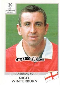 Sticker Nigel Winterburn - UEFA Champions League 1999-2000 n. 26 - Panini