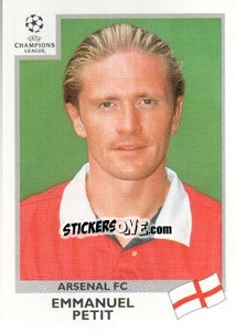 Figurina Emmanuel Petit - UEFA Champions League 1999-2000 - Panini