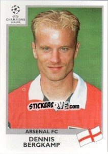 Sticker Dennis Bergkamp - UEFA Champions League 1999-2000 - Panini