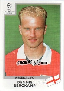 Sticker Dennis Bergkamp - UEFA Champions League 1999-2000 n. 30 - Panini