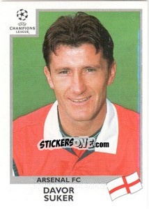 Sticker Davor Suker - UEFA Champions League 1999-2000 n. 34 - Panini