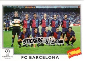 Sticker FC Barcelona team