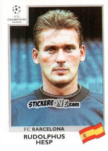 Sticker Rudolfus Hesp - UEFA Champions League 1999-2000 n. 36 - Panini