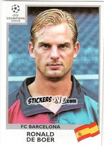 Sticker Ronald de Boer - UEFA Champions League 1999-2000 n. 42 - Panini