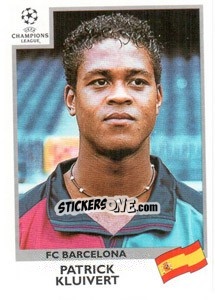 Sticker Patrick Kluivert - UEFA Champions League 1999-2000 n. 49 - Panini
