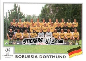 Sticker Borussia Dortmund team - UEFA Champions League 1999-2000 - Panini