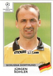 Sticker Jurgen Kohler - UEFA Champions League 1999-2000 - Panini