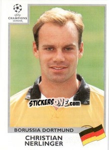 Cromo Christian Nerlinger - UEFA Champions League 1999-2000 - Panini