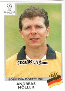 Sticker Andreas Moller - UEFA Champions League 1999-2000 - Panini