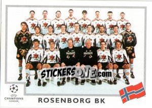 Sticker Rosenborg BK team - UEFA Champions League 1999-2000 - Panini