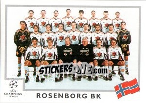 Sticker Rosenborg BK team - UEFA Champions League 1999-2000 n. 69 - Panini