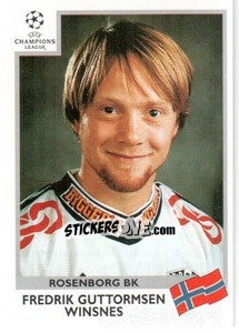 Figurina Fredrik Guttormsen Winsnes - UEFA Champions League 1999-2000 n. 80 - Panini