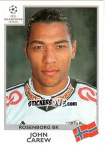 Sticker John Carew - UEFA Champions League 1999-2000 n. 82 - Panini