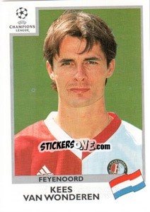 Sticker Kees van Wonderen - UEFA Champions League 1999-2000 n. 90 - Panini