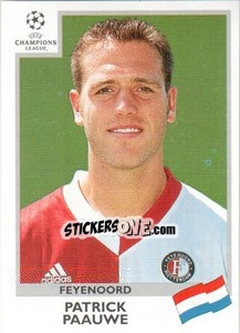 Sticker Patrick Paauwe - UEFA Champions League 1999-2000 n. 93 - Panini