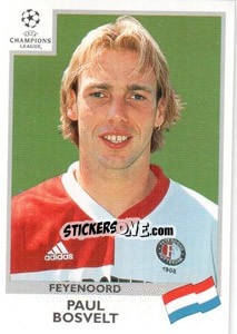 Sticker Paul Bosvelt - UEFA Champions League 1999-2000 n. 95 - Panini