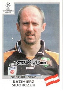 Sticker Kazimierz Sidorczuk - UEFA Champions League 1999-2000 - Panini