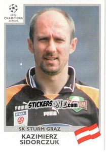 Sticker Kazimierz Sidorczuk - UEFA Champions League 1999-2000 n. 104 - Panini