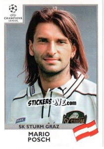 Sticker Mario Posch - UEFA Champions League 1999-2000 - Panini