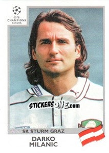 Figurina Darko Milanic - UEFA Champions League 1999-2000 - Panini