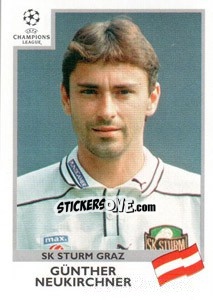 Cromo Gunther Neukirchner - UEFA Champions League 1999-2000 - Panini