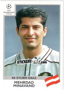 Cromo Mehrdad Minavand - UEFA Champions League 1999-2000 - Panini