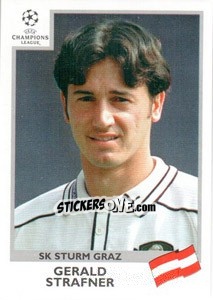 Sticker Gerald Strafner - UEFA Champions League 1999-2000 - Panini