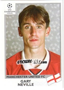 Sticker Gary Neville - UEFA Champions League 1999-2000 n. 122 - Panini